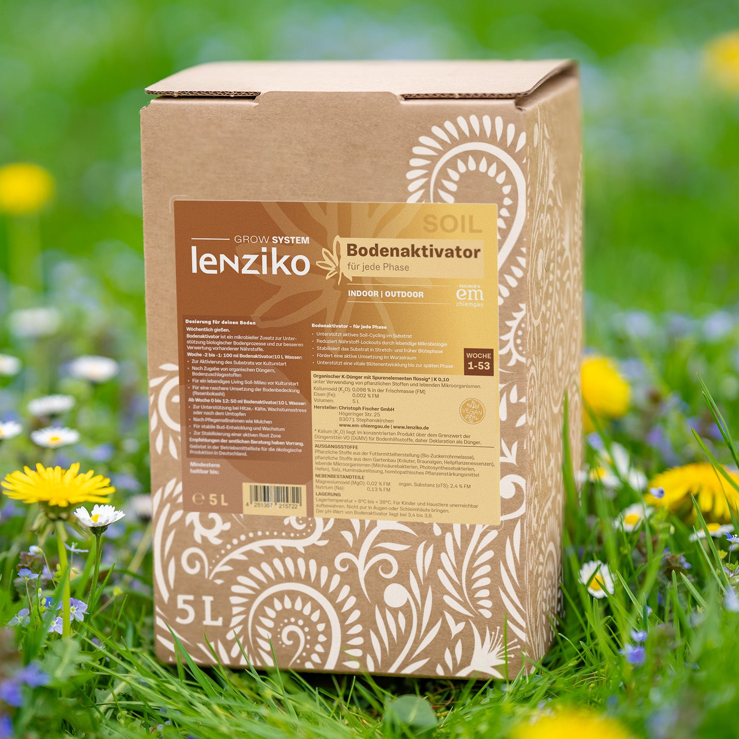 Lenziko 5L Bodenaktivator Bag-in-Box